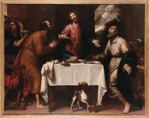 Casoni Giovanni Battista 1610-1686,Gesù in Emmaus,Cambi IT 2014-04-15