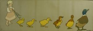 CASPARI Gertrud 1873-1948,A line of ducks,Dreweatt-Neate GB 2005-05-24
