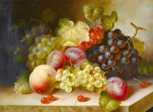 CASPER R,A still life of fruit and vines on a marble shelf,John Nicholson GB 2021-04-21