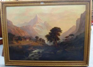 CASPERINO 1800,Mountainous Alpine landscape,19th century,Bellmans Fine Art Auctioneers GB 2017-08-01