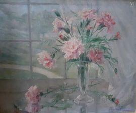 CASPERS Pauline 1890-1912,Bouquet d'Œillets,Artprecium FR 2021-05-12