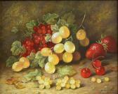 CASPERS Robert 1900-2000,Still Life, depicting grapes, strawberries, peache,Mealy's IE 2016-10-04