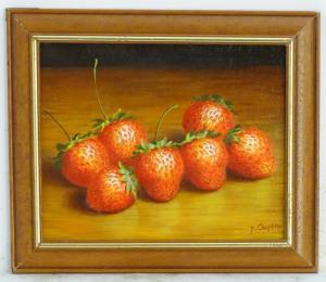 CASPERS Tom,A still life study of strawberries,Claydon Auctioneers UK 2020-11-16