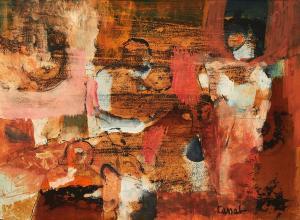 CASSAB Judy 1920-2015,Abstract Figures,Shapiro AU 2018-08-27