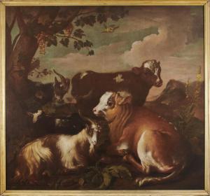CASSANA Giovanni Agostino 1658-1720,Armenti in un paesaggio,Il Ponte Casa D'aste Srl IT 2024-03-26