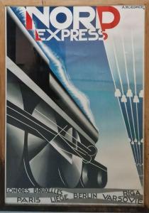 CASSANDRE Adolphe Mouron 1901-1968,Nord Express Affiche,Rossini FR 2024-04-09