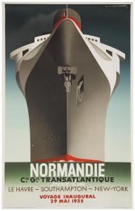 CASSANDRE Adolphe Mouron 1901-1968,Normandie,1935,Tajan FR 2017-09-20