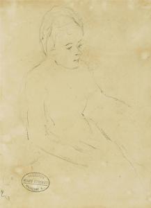 CASSATT Mary 1844-1926,A Study of a Seated Lady,Bonhams GB 2016-11-22