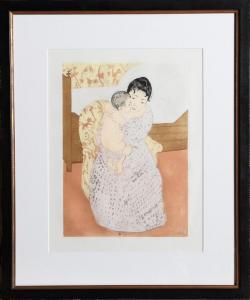 CASSATT Mary 1844-1926,Maternal Caress,Ro Gallery US 2024-03-20