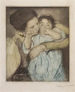 CASSATT Mary 1844-1926,Mother and Child,Hindman US 2014-05-15