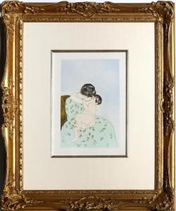 CASSATT Mary 1844-1926,Mother's Kiss,1991,Ro Gallery US 2024-03-20