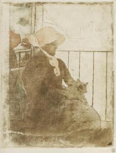 CASSATT Mary 1844-1926,On the Balcony,c.1889,Bonhams GB 2016-06-07