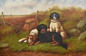 CASSEL T,Gun Dogs at Rest,19th,Rowley Fine Art Auctioneers GB 2018-02-20