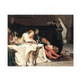 CASSIOLI Amos 1832-1891,la morte di bianca capella (the death of bianca ca,1872,Sotheby's 2002-04-09