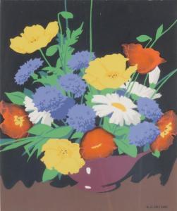 CASSON Alfred Joseph 1898-1992,Still Life with Purple Vase,Maynards CA 2024-04-17