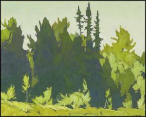 CASSON Alfred Joseph 1898-1992,Tall Trees, Oxtongue Lake,1983,Heffel CA 2014-11-29