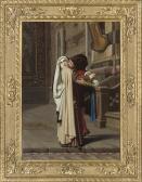 CASTAGNOLA Gabriele,The embrace of Fra Filippo Lippi and Lucrezia Buti,1871,Christie's 2009-07-10
