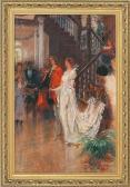 CASTAIGNE Jean André 1861-1929,A Colonial ball,1912,Eldred's US 2015-04-04