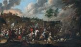 CASTEELS Pauwel 1649-1677,La bataille de Clavijo,Tajan FR 2012-12-12