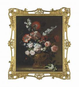 CASTEELS Pieter III 1684-1749,Flowers in an urn,Christie's GB 2017-07-13
