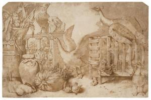 CASTEELS Pieter III 1684-1749,La basse-cour,Artcurial | Briest - Poulain - F. Tajan FR 2023-09-26