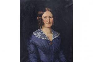 CASTELLI Anton Louis Gottlob 1805-1849,Portrait einer Dame im b,1846,Schmidt Kunstauktionen Dresden 2015-03-14