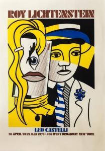 CASTELLI Leo 1907-1999,Affiche d'exposition sur Roy Lichtenstein,Millon & Associés FR 2018-02-01