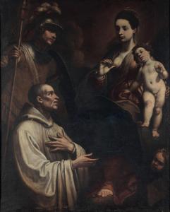 CASTELLO Bernardo 1557-1629,Lactatio di San Bernardo e altro santo (San Giorgi,Cambi IT 2023-06-27