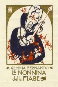 CASTELLO Enrico 1890-1966,La nonnina delle fiabe di Fernando Gemina,1926,Gonnelli IT 2021-04-19
