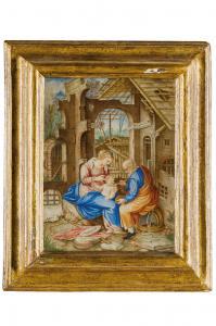 CASTELLO IL GENOVESE Giovan Battista 1547-1637,Riposo nella fuga in Egitto co,Wannenes Art Auctions 2024-03-05