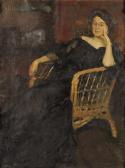 CASTELUCHO DIANA Claudio 1871-1932,Portrait of a Seated Woman,Skinner US 2010-07-21