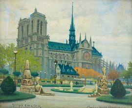 CASTEX Georges 1860-1943,Notre Dame de Paris,Marambat-Camper FR 2021-12-09