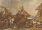 CASTIGLIONE Francesco 1641-1716,THE ANIMALS ENTERING THE ARK,Sotheby's GB 2013-01-31