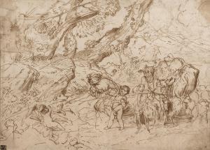 CASTIGLIONE Francesco 1641-1716,The Nurture of Cyrus,Sotheby's GB 2024-02-02