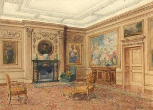 CASTIGLIONE Giuseppe 1829-1908,La sala del palazzo,Meeting Art IT 2022-10-15