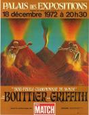 CASTIGLIONI Giani 1917,Lot de 3 affiches de Boxe,1974,Neret-Minet FR 2018-05-16