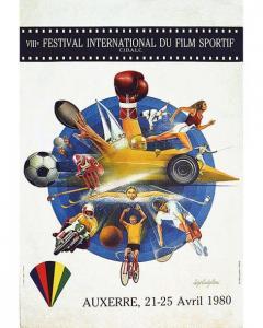 CASTIGLIONI Luigi 1936-2003,VIII é Festival International du Film Sportif Auxe,Artprecium 2020-07-09