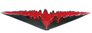 CASTLE Len 1924-2011,Large Inverted Volcano (Red),International Art Centre NZ 2020-09-30