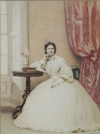 CASTLE Thomas Charles Herbert,A lady seated at a table,David Lay GB 2012-01-19