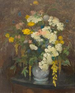 CASTRES Edouard Gaspard 1881-1964,Still life of flowers,Galerie Koller CH 2015-06-25