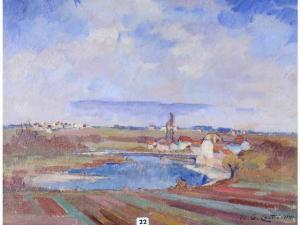 CASTRES M.G,L’’étang,1918,Blache FR 2009-06-22