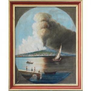 CATALANO SALVATORE 1900-1900,Eruzione del Vesuvio del 1872,Il Ponte Casa D'aste Srl IT 2020-09-28