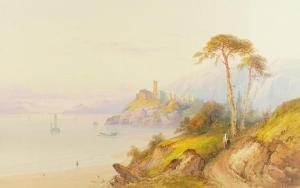 CATANO Frank 1880-1920,Italian lake view, believed to be Lake Maggior,Bellmans Fine Art Auctioneers 2024-02-19