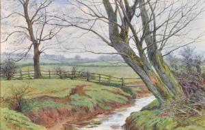 CATLOW George Sprawton 1800-1900,Meadow with a stream,1909,Gilding's GB 2013-09-10