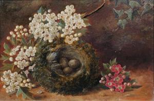 Catstree R 1800-1800,Bird's nest and blossom,1896,Bonhams GB 2007-11-20
