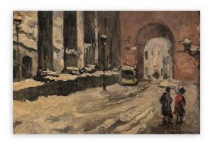 CATTANEO Achille 1872-1932,Senza Titolo (Colonne di San Lorenzo),Borromeo Studio d'Arte 2024-03-19