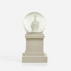 CATTELAN Maurizio 1960,L.O.V.E. snow globe,2015,Wright US 2024-04-18