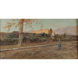 CATTI Michele 1855-1914,Dietro la Zisa,Galleria Sarno IT 2024-03-13
