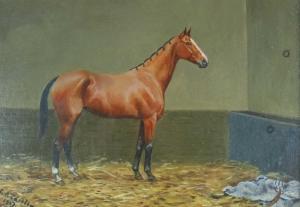 CATTLEY George A 1896-1978,Horse in a Stable,1927,Halls GB 2021-09-15