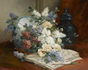 CAUCHOIS Eugene Henri 1850-1911,Flowers and music,Bonhams GB 2014-08-24